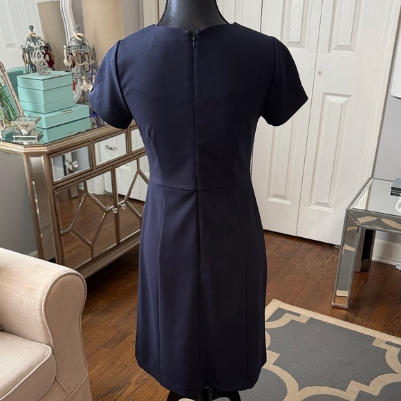 Super Cute, Prim Not Proper Navy Blue Dress w/ Gold Buttons 6 ❤️ - Picture 4 of 7